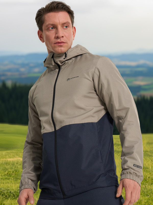 Ветровка мужская Outventure арт. 126331 бежевый/синий цвет — купить за 4999 руб., отзывы в интернет-магазине Спортмастер