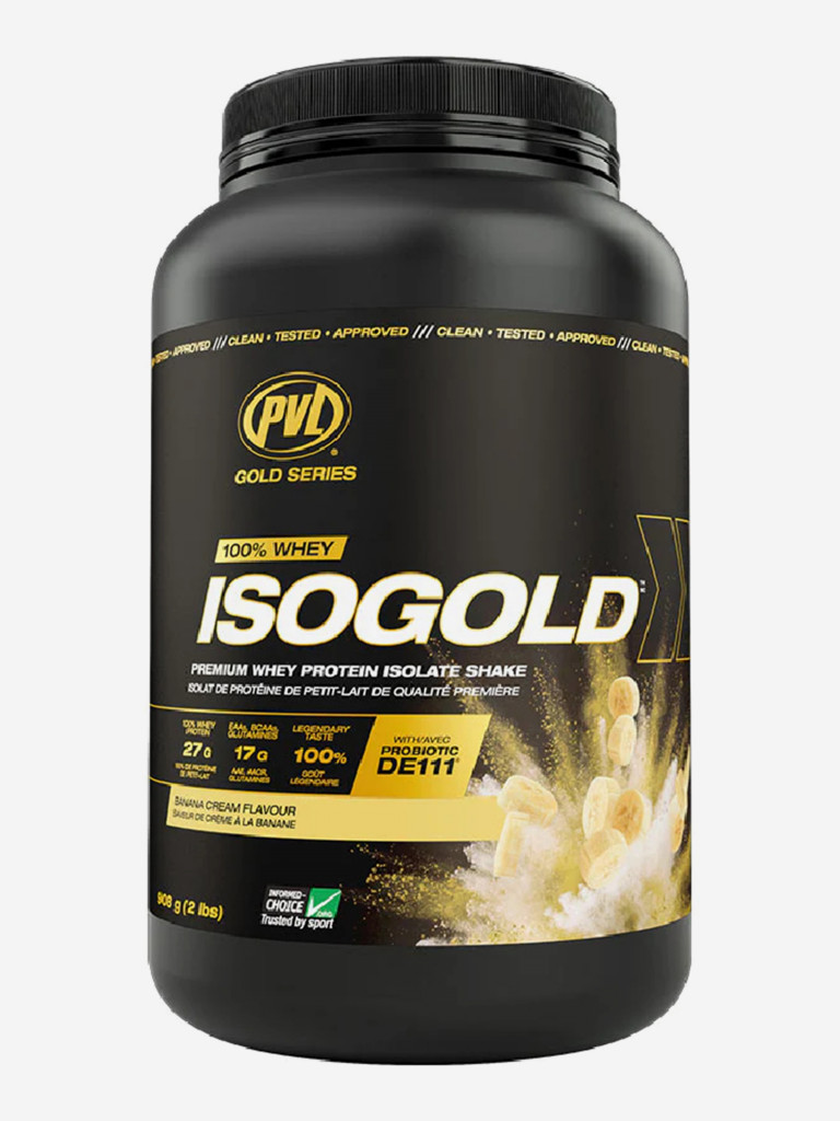 Протеин Pure Vita Labs ISOGOLD, 908 г, Банановый крем