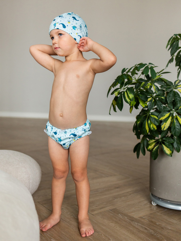 Шапочка для плавания детская текстильная "Мамин Я"