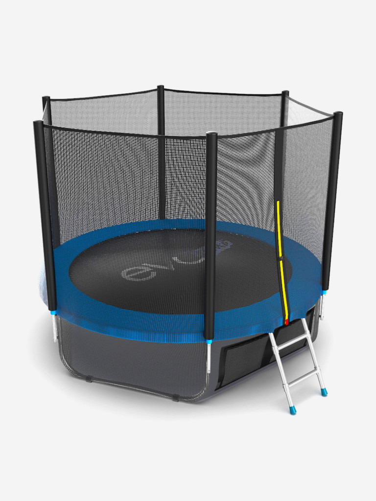 Батут каркасный EVO JUMP External 8ft + нижняя защитная сеть, диаметр 244 см