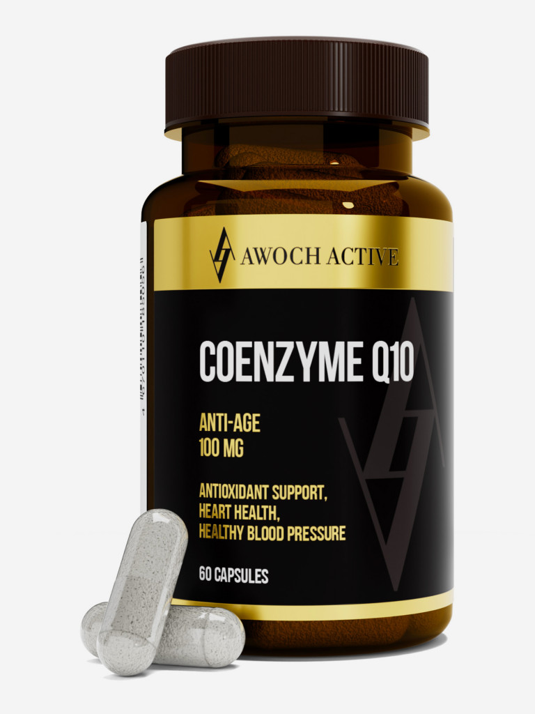 Биологически активная добавка к пище "Коэнзим Q10" ("Coenzyme Q10") (100 мг), 60 капсул TM AWOCHACT