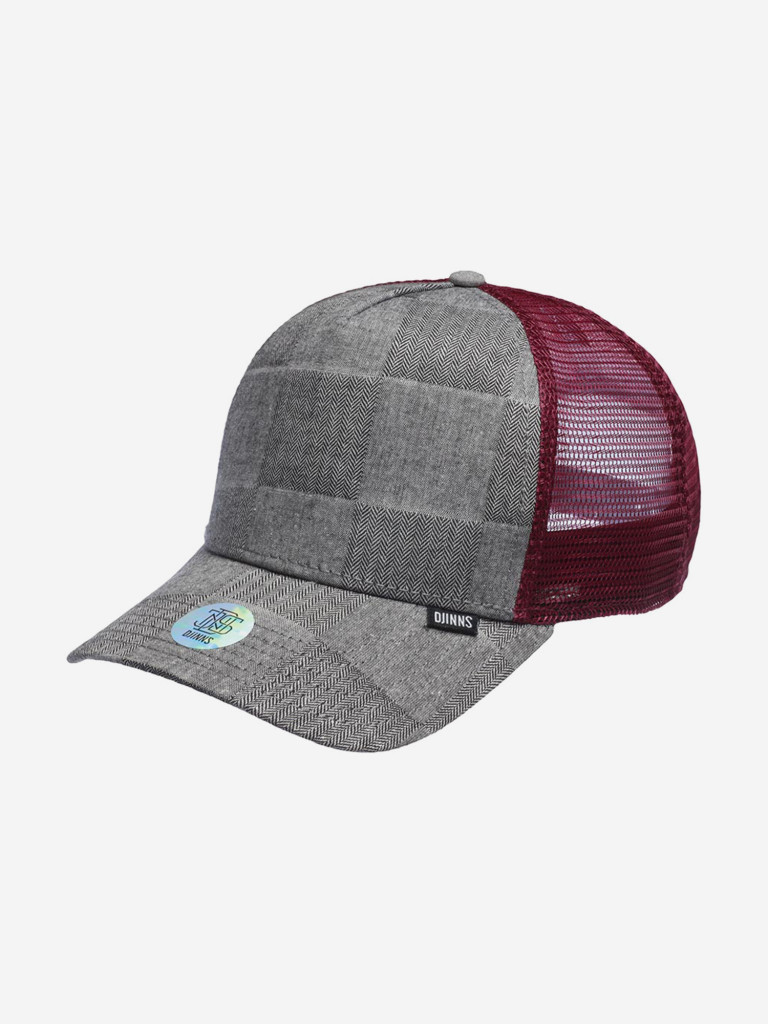 Бейсболка с сеточкой DJINNS HFT Checkfish