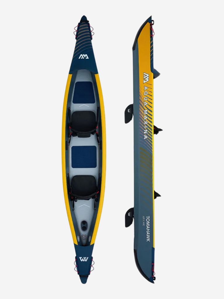 Надувной каяк Aqua Marina TOMAHAWK AIR-K, 440 см, Двухместный каяк