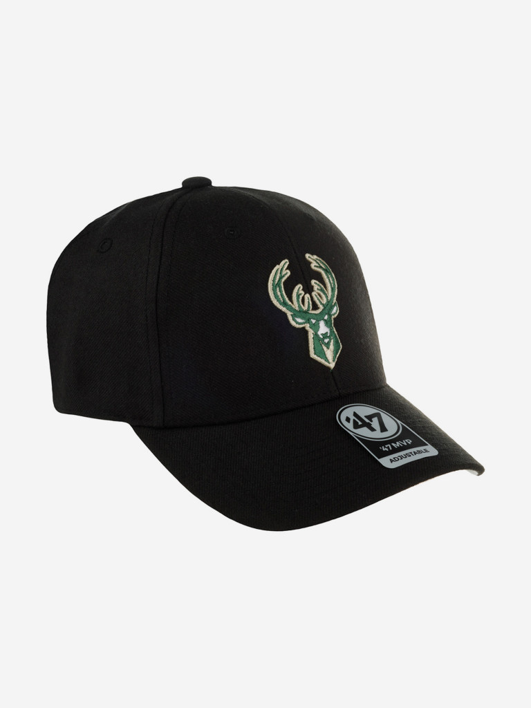 Бейсболка 47 BRAND K-MVP13WBV-BKB Milwaukee Bucks NBA (черный)
