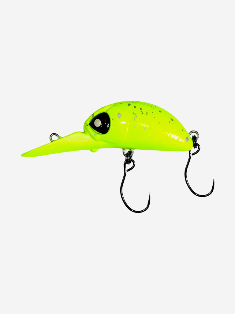 Воблер LUCKY JOHN Pro Series HAIRA TINY ATG LBF, длина 3,3 см, Plus Foot, крэнкбейт для форели