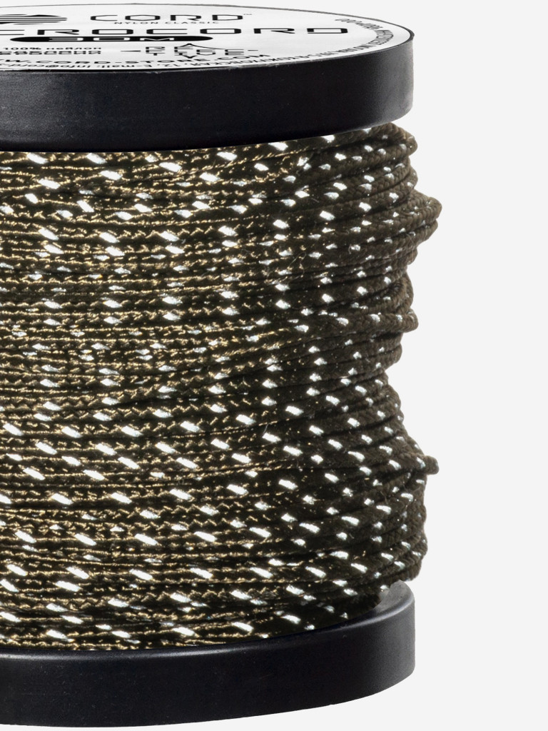 Микрокорд CORD катушка 30м светоотражающий (khaki)