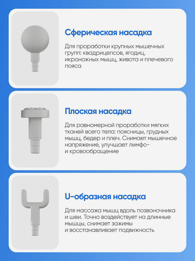 Перкуссионный массажер ORLAUF Sense
