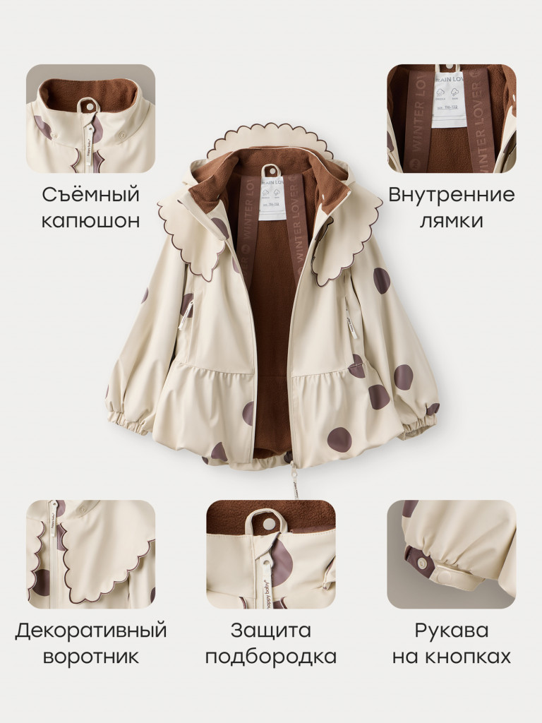Комплект дождевик и полукомбинезон HAPPY BABY