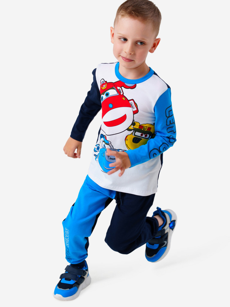 Комплект для мальчика: лонгслив, брюки PlayToday