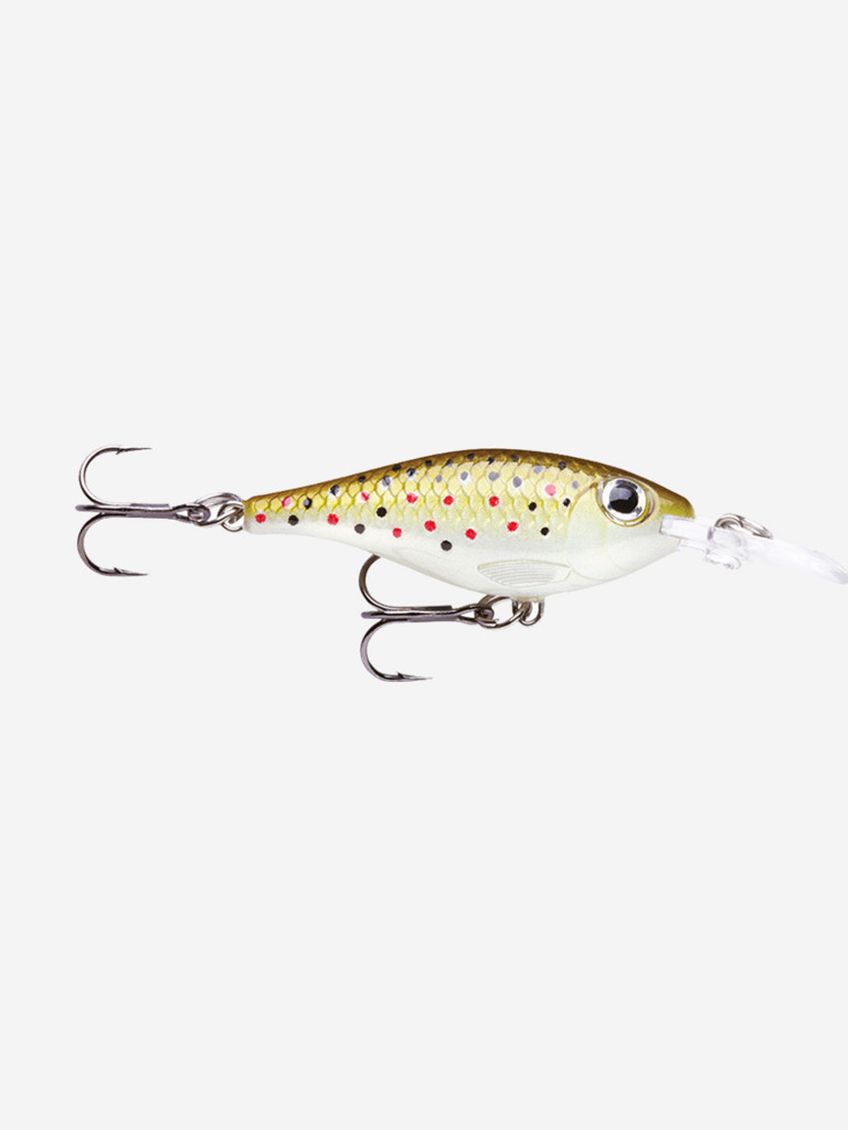 Воблер для рыбалки RAPALA Ultra Light Shad 04, 4см, 3гр, цвет TR, медленно тонущий