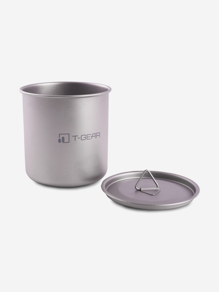 Кружкa с крышкой титановая T-Gear Titanium Mug With Lid 500