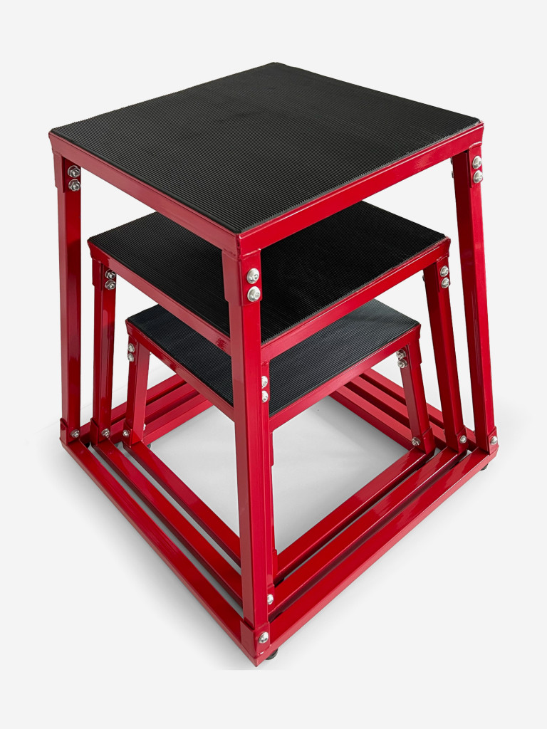 Комплект тумб UNIX Fit PRO для прыжков плиобокс 3 шт.