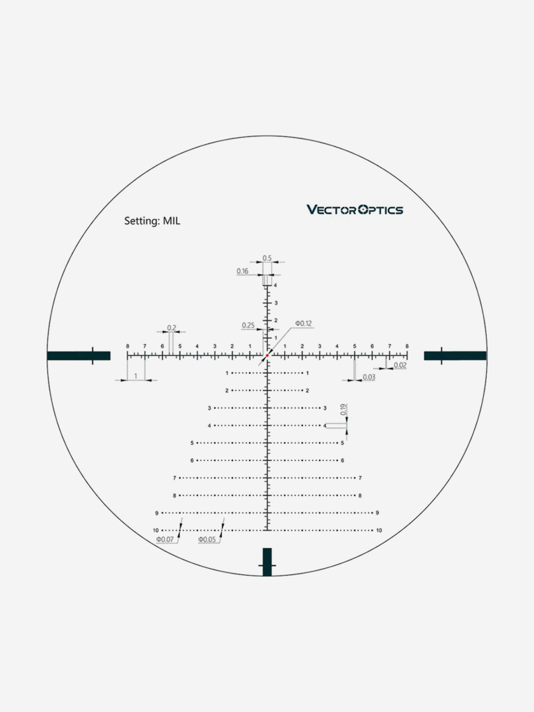 Прицел оптический Vector Optics Continental 34mm 5-30x, с подсветкой