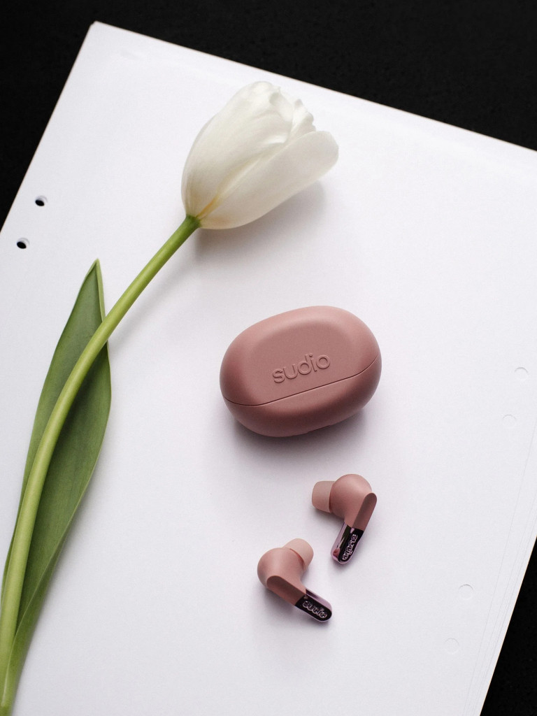 Беспроводные наушники Sudio N3 Pro In-Ear TWS Headphone с активным шумоподавлением, цвет: розовый