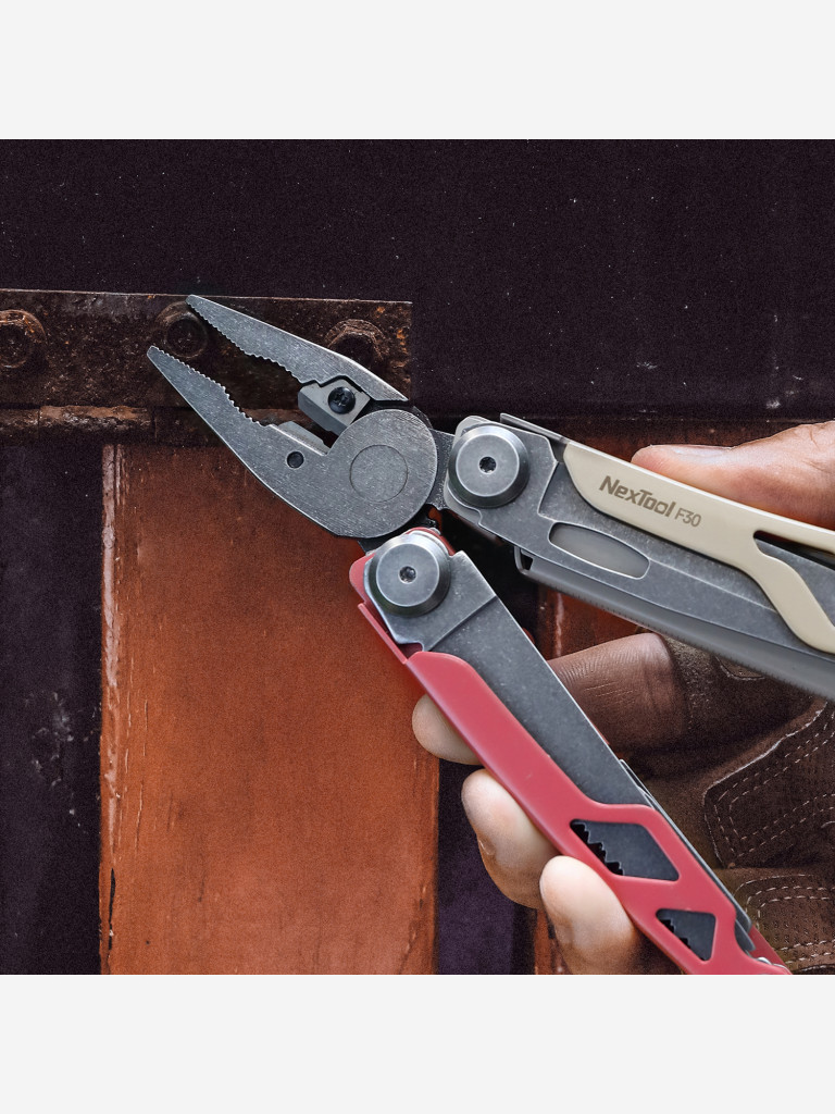 Мультитул Nextool Flagship F30 Pro, 16 функций, красный, нейлоновый чехол