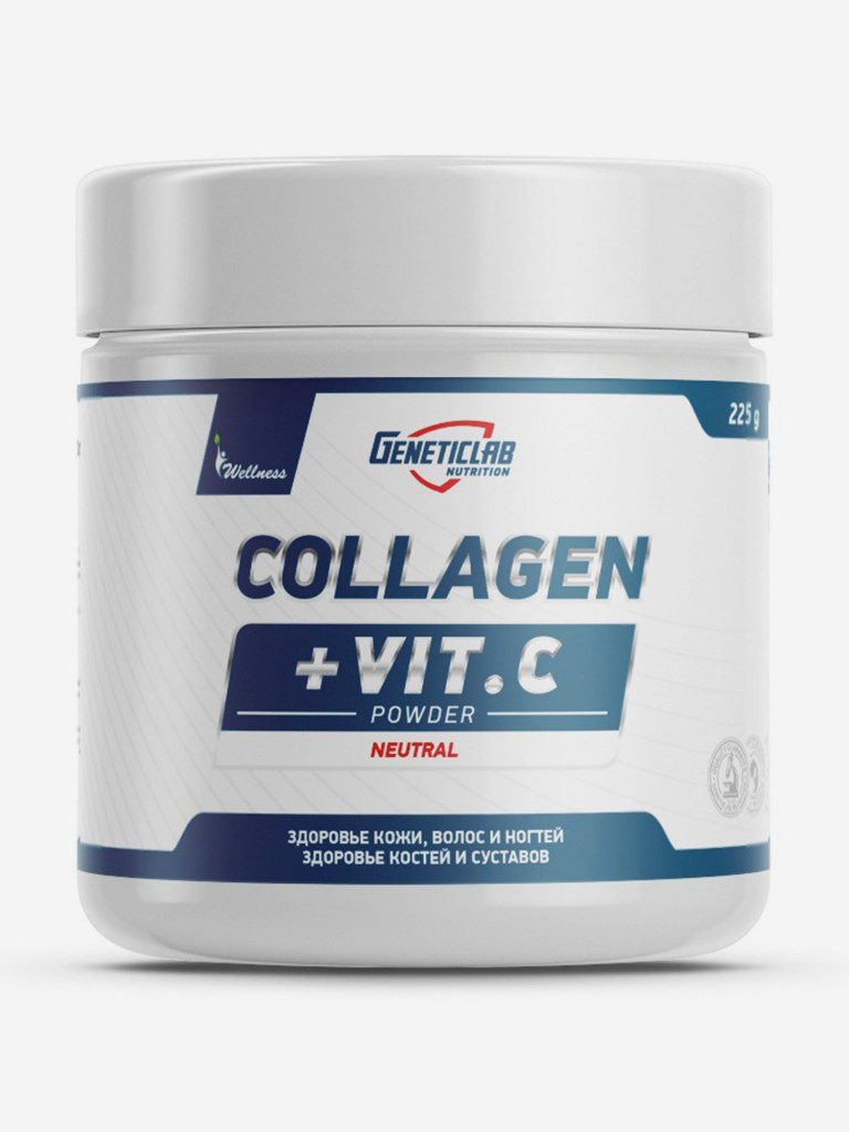 Коллаген COLLAGEN PLUS 225 g Без вкуса Geneticlab Nutrition