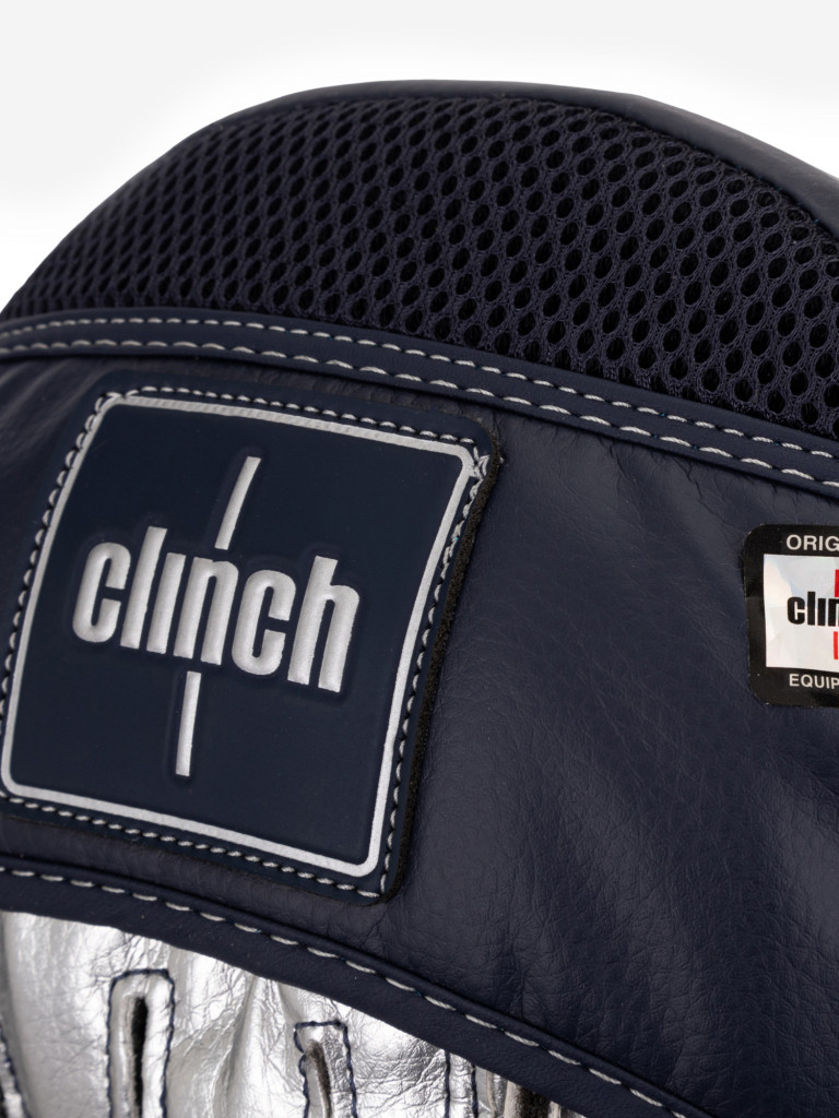 Лапы Clinch Shock Absorb Mitt темносине-серебристые