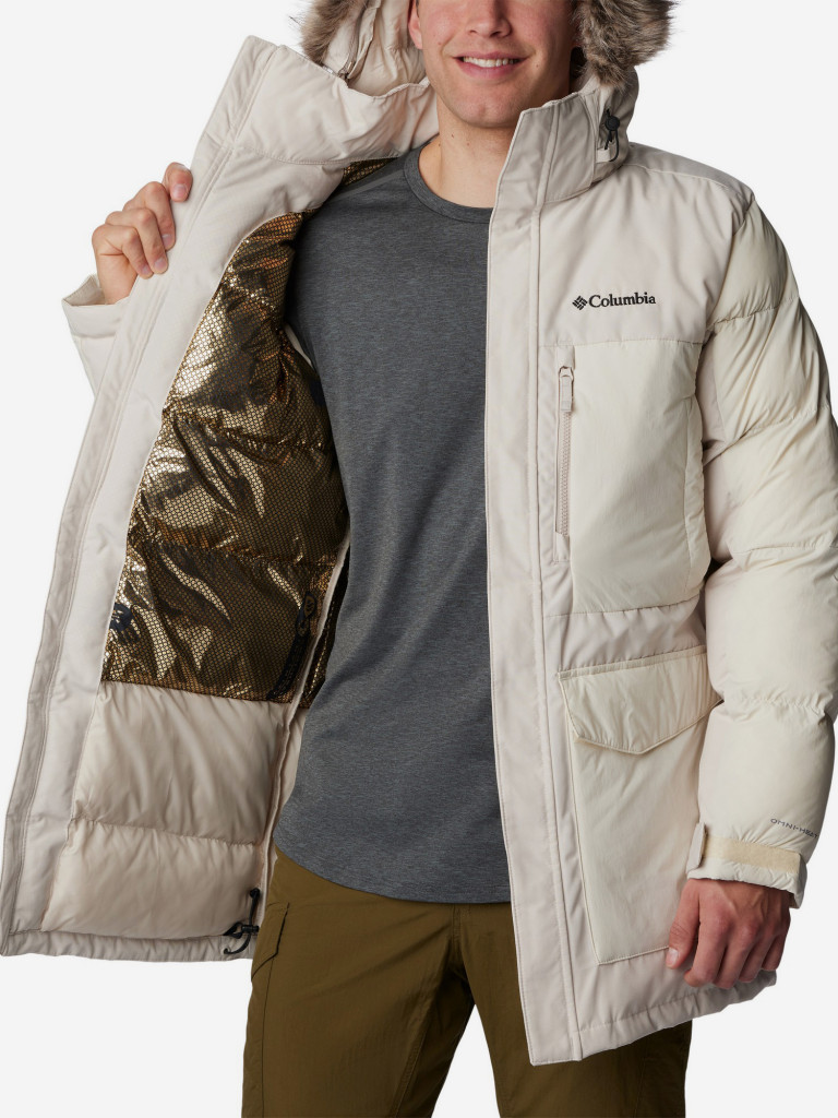 Пуховик мужской Columbia MarquaPeak Fusion Parka арт. 1957491 бежевый ...