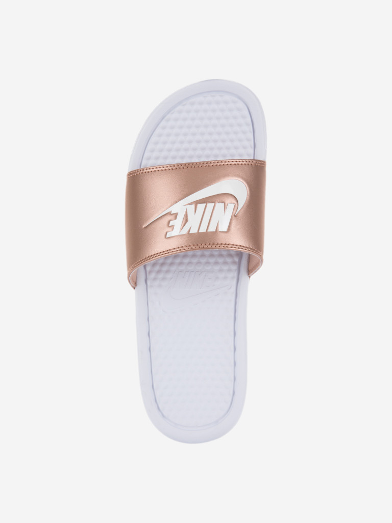 Nike benassi rose on sale