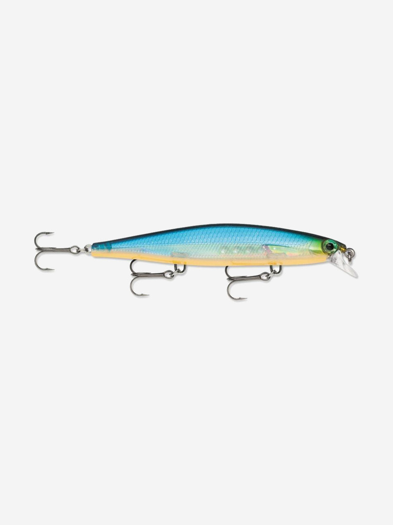 Воблер для рыбалки RAPALA Shadow Rap 11, 11см, 13гр, цвет BGH, медленно тонущий