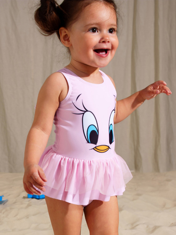 Купальник слитный для девочек PlayToday