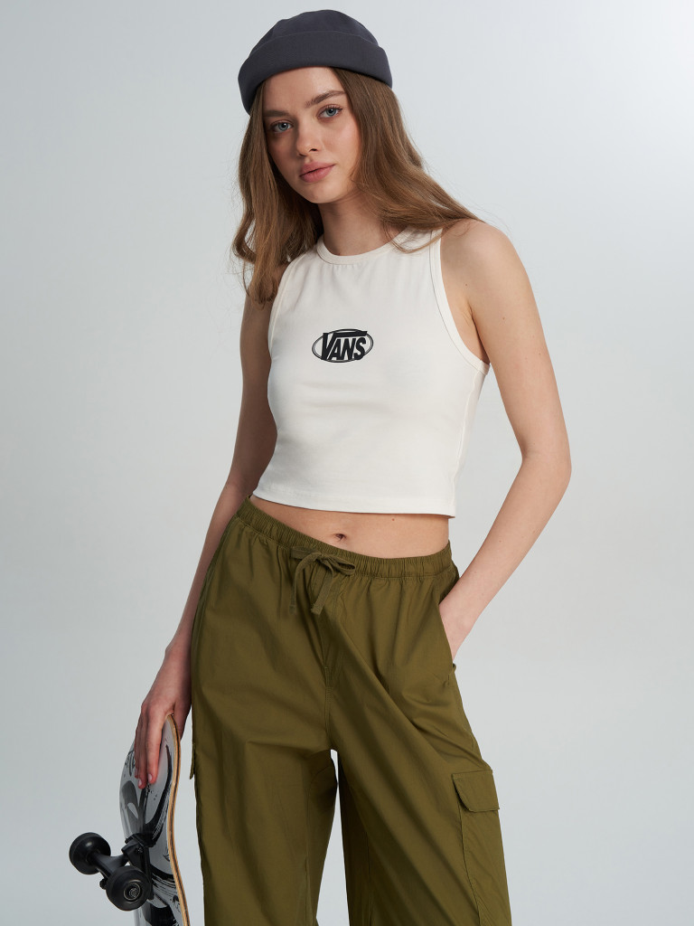 Майка женская Vans Oval Logo Tank