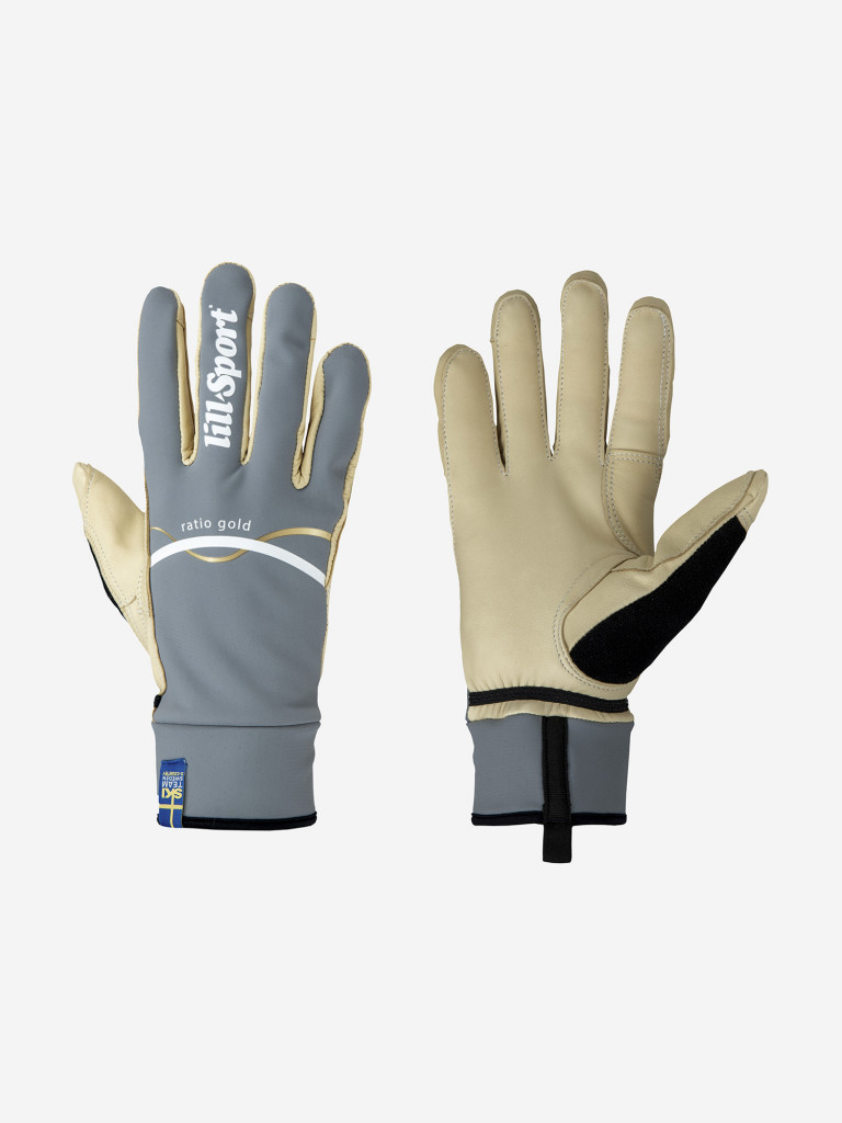 Гоночные лыжные перчатки Lillsport, модель Ratio Gold Unlined