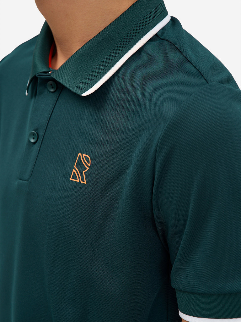 Поло мужское RAQUETA SPORT мужское Deporte, Deep green