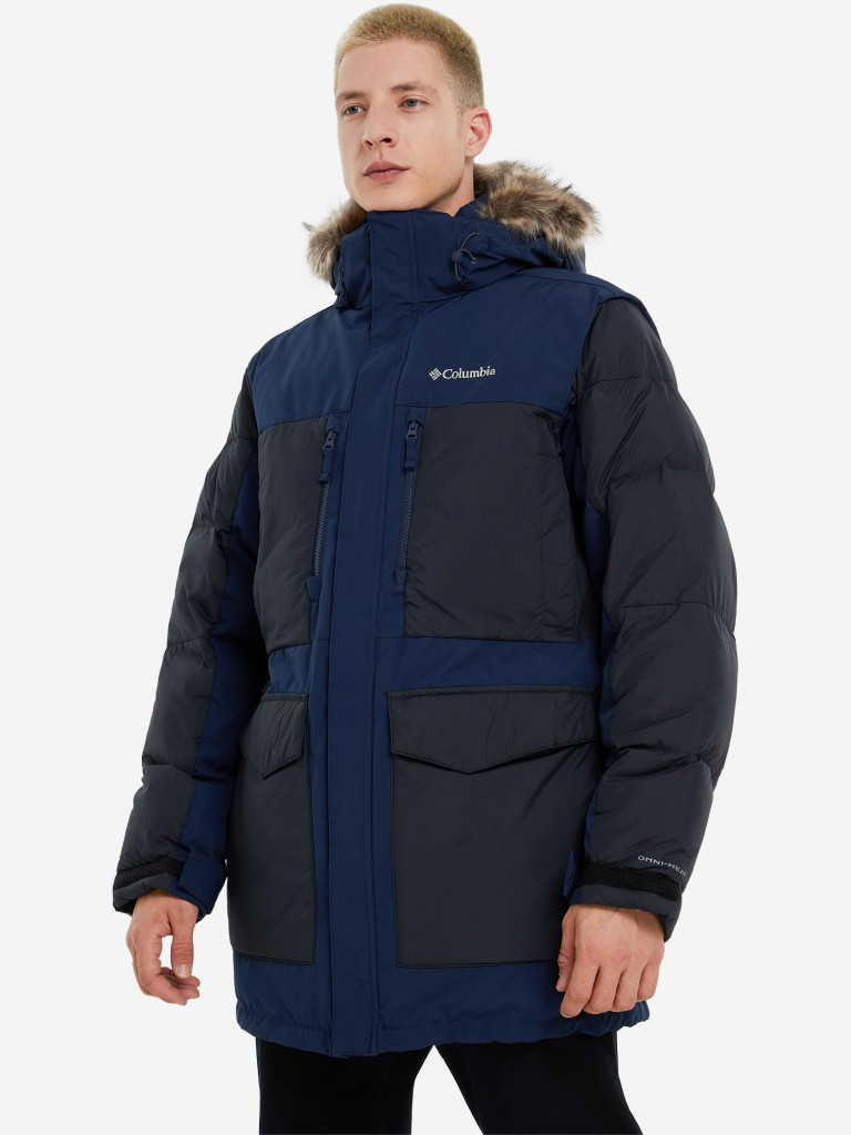 Пуховик мужской Columbia Marquam Peak Fusion Parka арт. 1957491 тёмно ...