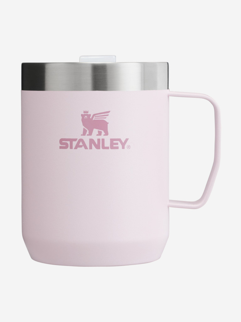 Термокружка Stanley Classic, 230 мл, розовая, с ручкой и крышкой