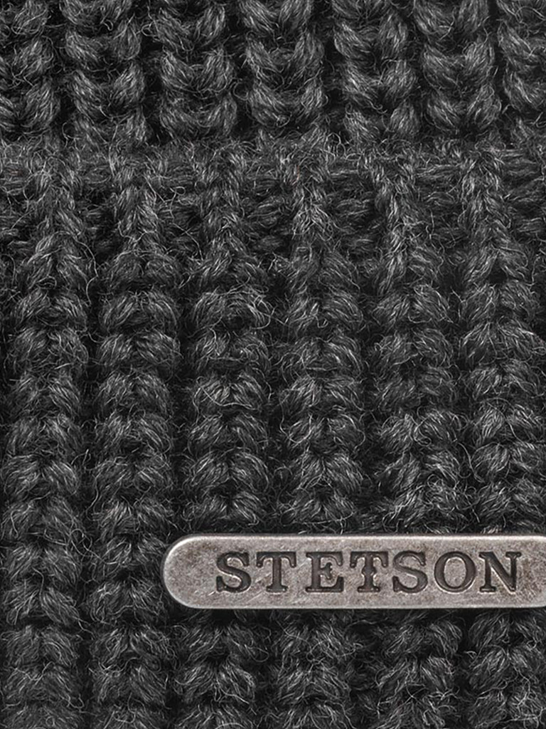 Шапка докер STETSON 8599302 NASHVILLE KNIT DOCKER (серый)