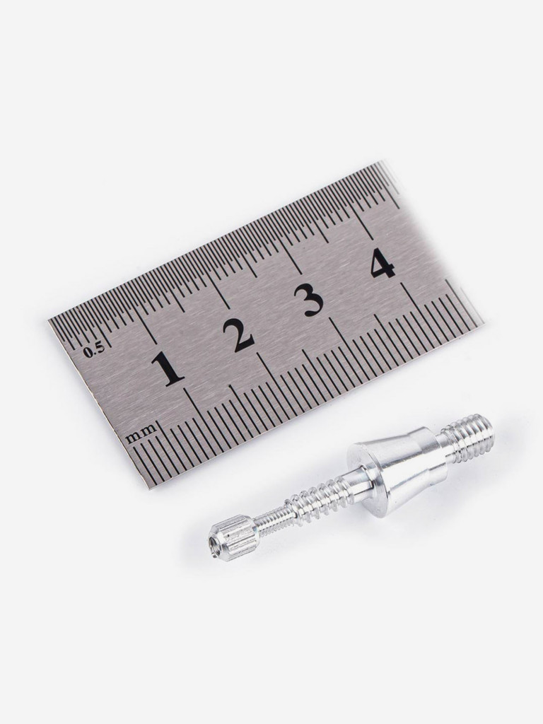 Адаптер-иголка A2S GUN, дюраль, резьба папа, M5