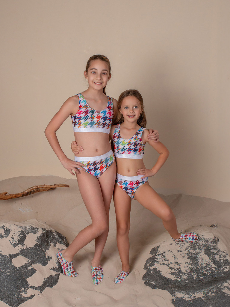 Купальник детский для девочки раздельный ARUNA