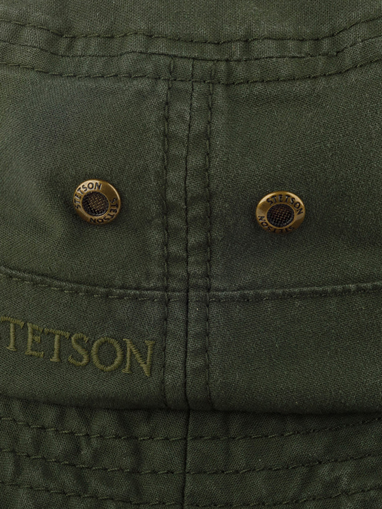 Панама STETSON 1811101 BUCKET DELAVE (оливковый)