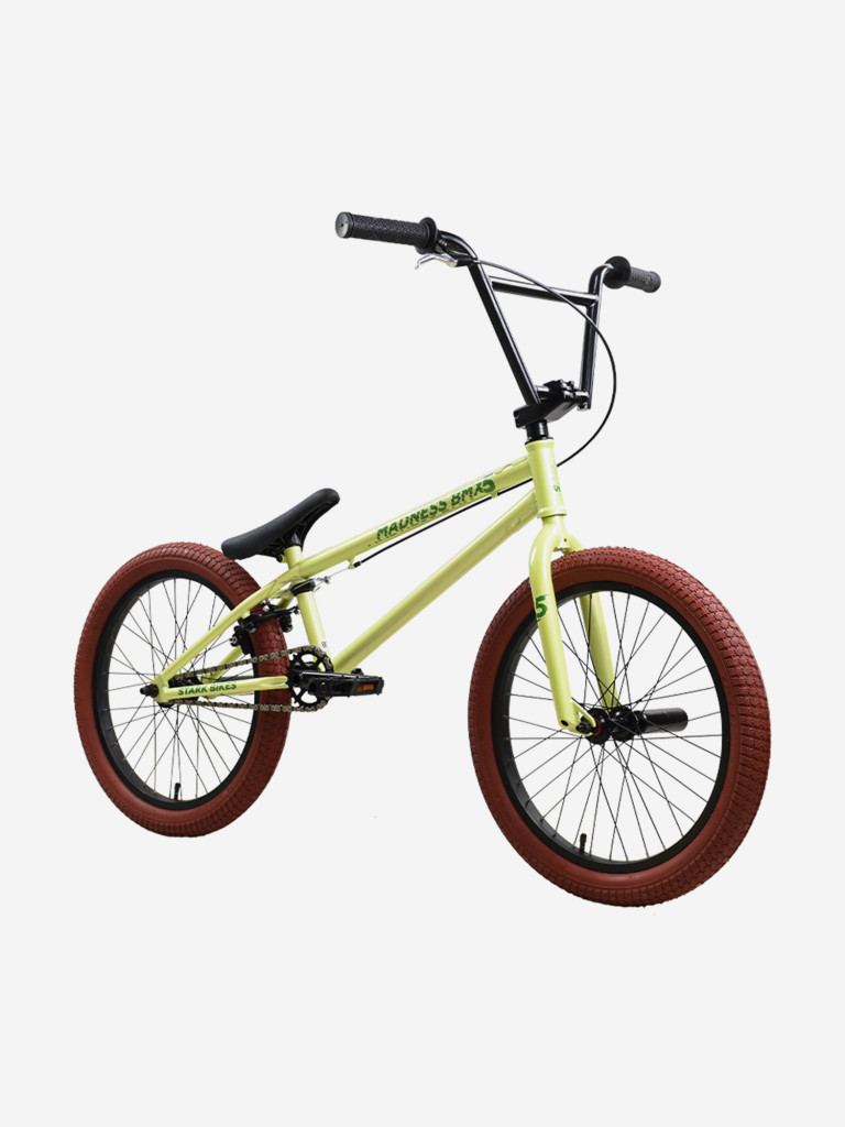 Велосипед подростковый Stark Madness BMX 5 оливковый/зеленый/коричневый