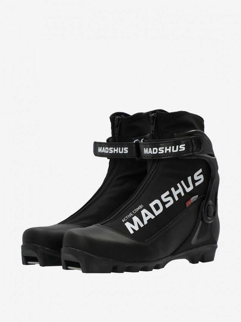 фото Ботинки для беговых лыж madshus active combi, черный