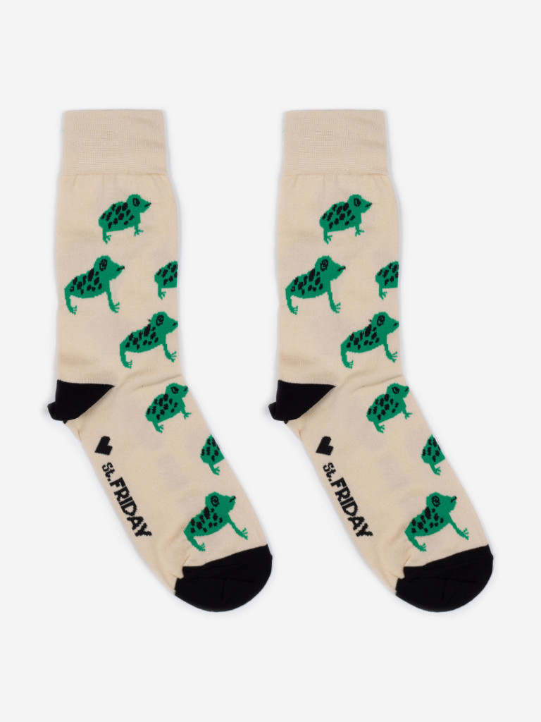 Носки St. Friday Socks, Лягушка