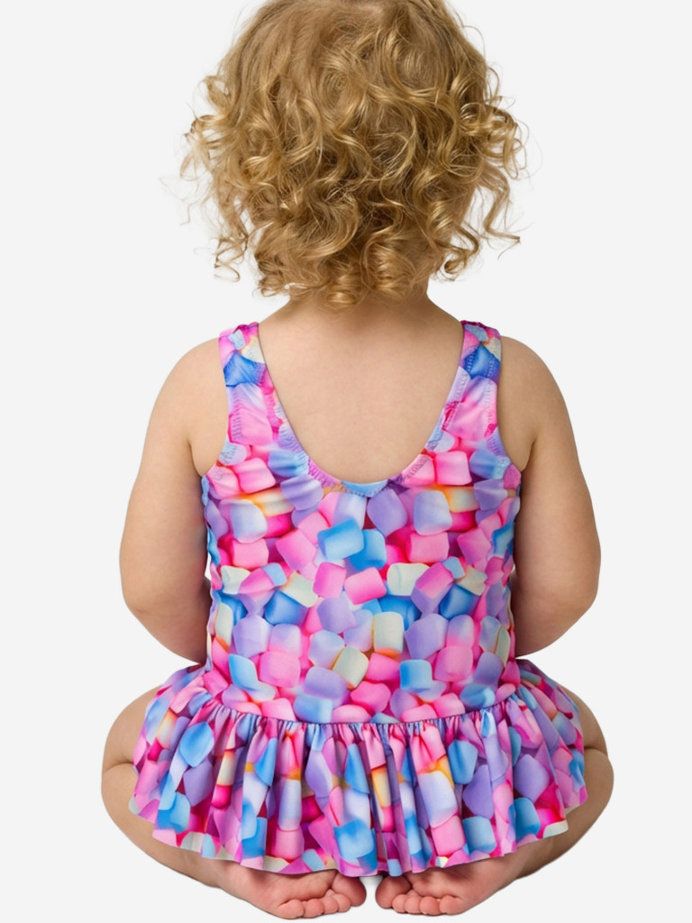 Купальник слитный для девочек PlayToday