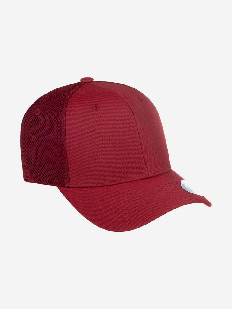 Бейсболка с сеточкой FLEXFIT 6533 (малиновый)