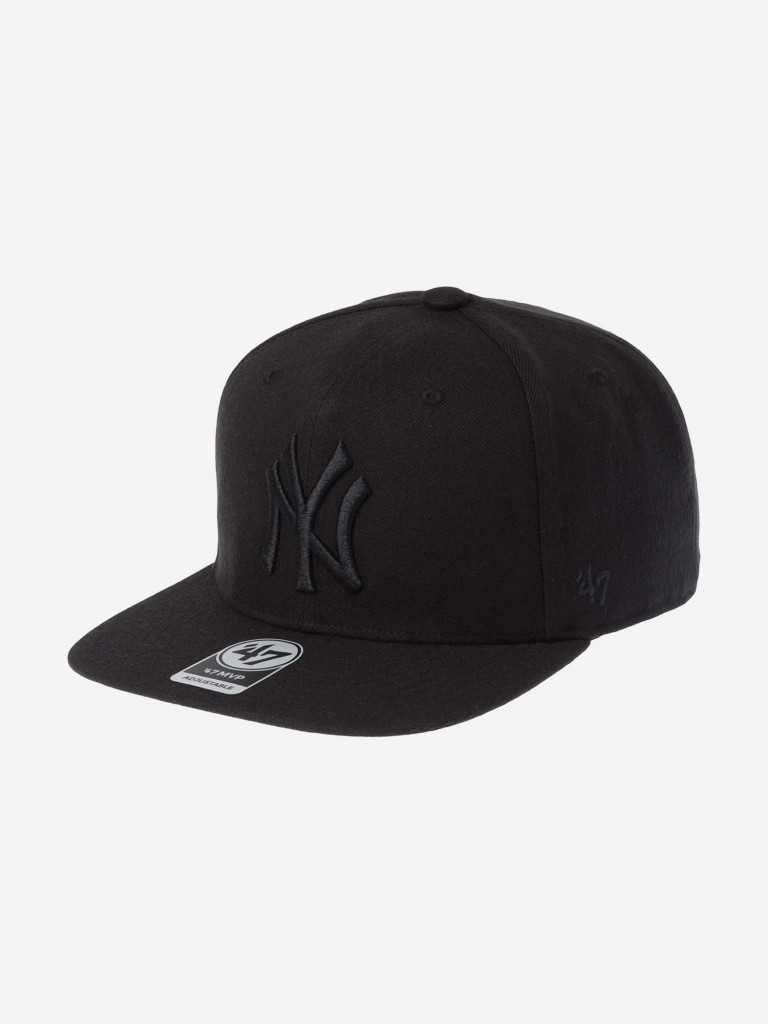 Бейсболка с прямым козырьком 47 BRAND B-NSHOT17WBP-BKA New York Yankees MLB