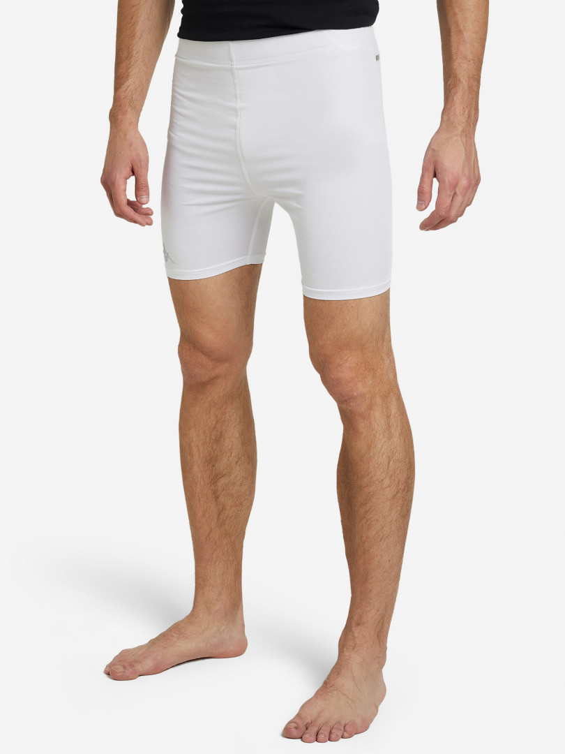 фото Шорты компрессионные мужские kappa, белый
