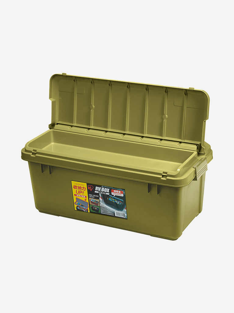 Ящик экспедиционный IRIS OHYAMA RV BOX 800 c двойной разделенной крышкой 78,5x37x32,5 см x аки