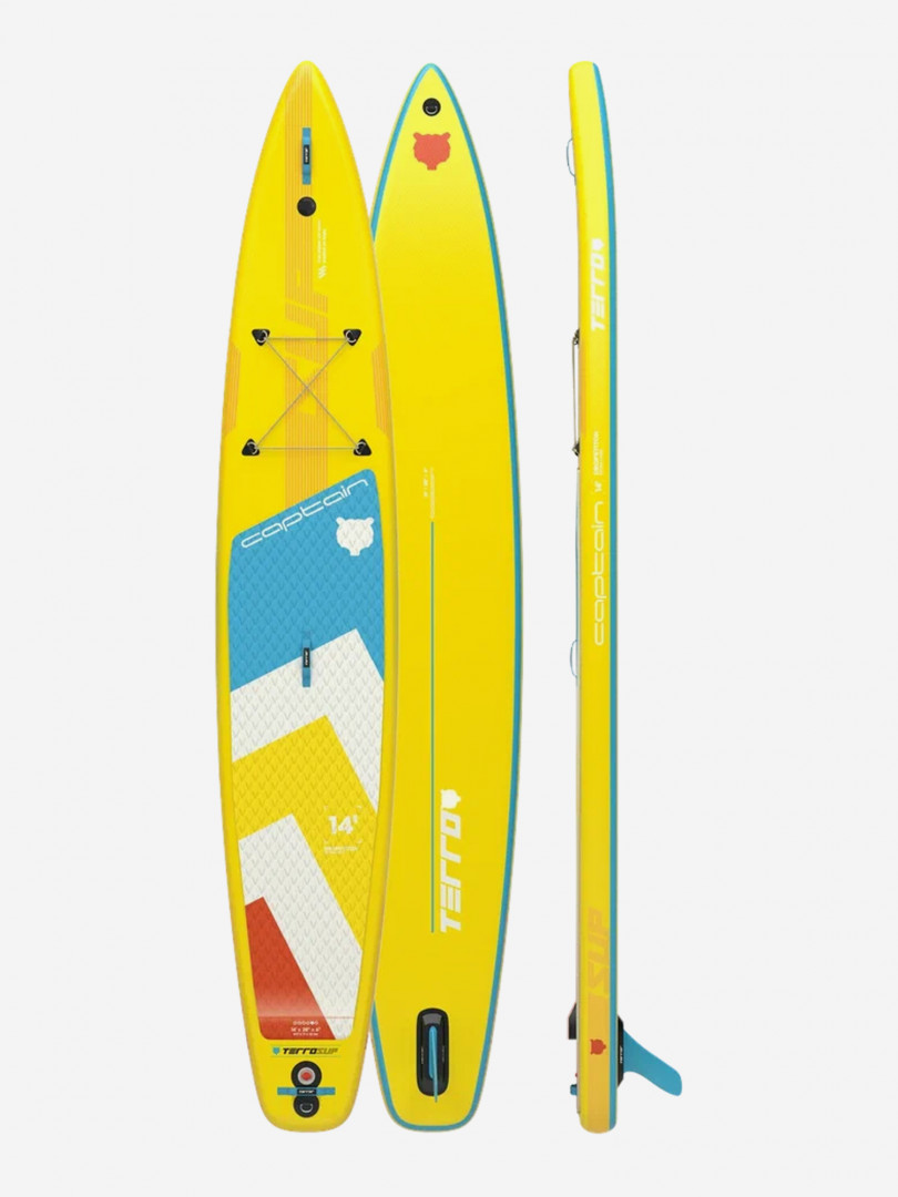 SUP-доска Terro, 427 х 71 х 15 см, Желтый