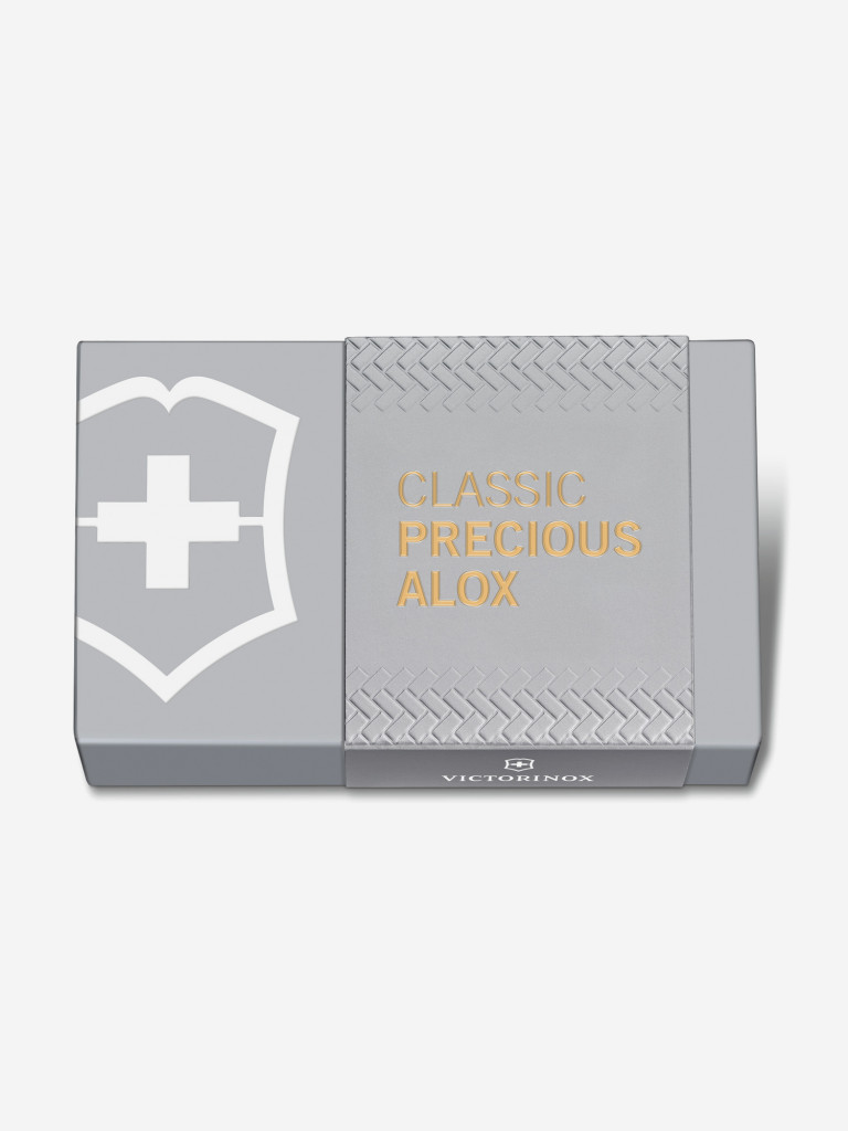 Нож-брелок VICTORINOX Classic SD Precious Alox "Brass Gold", 58 мм, 5 функций, золотистый