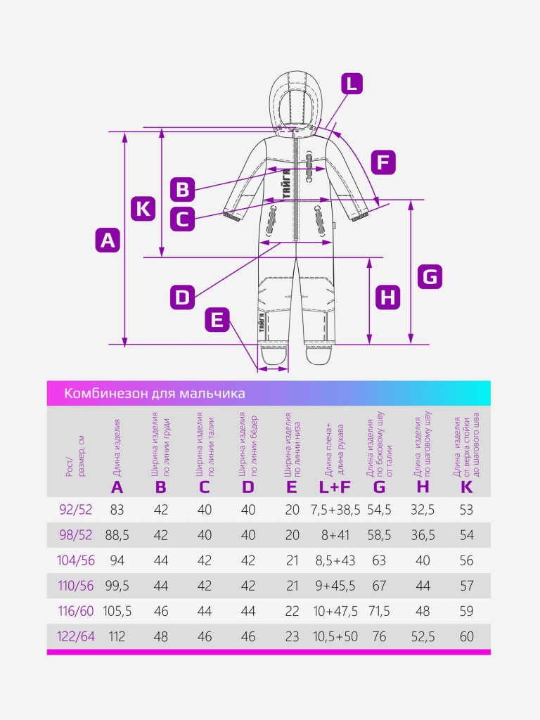 Комбинезон зимний для мальчика NIKASTYLE