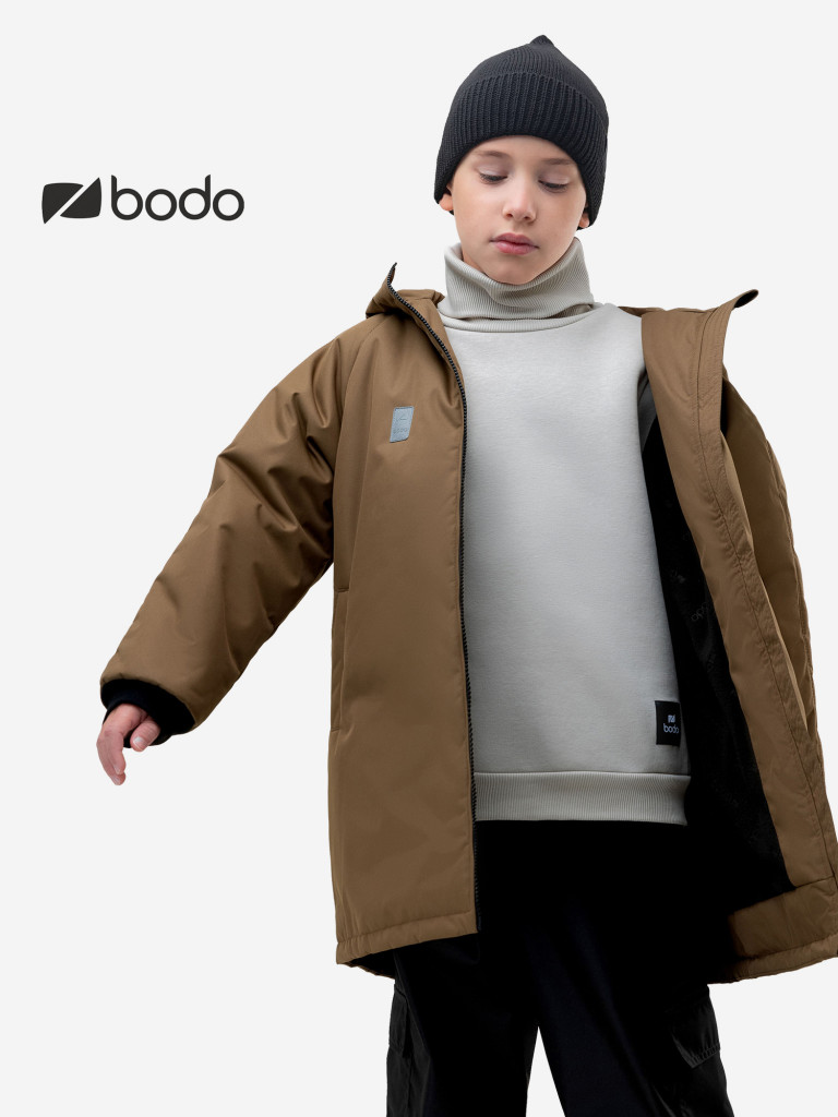 Куртка-пальто из мембраны утепленная bodo