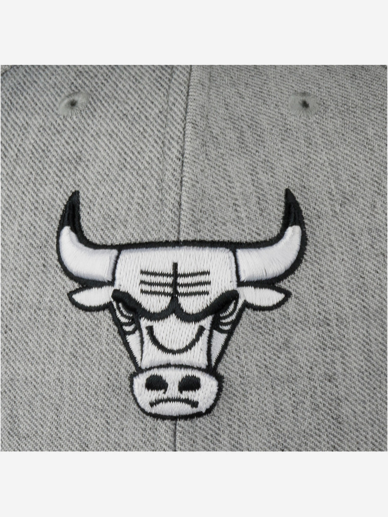 Бейсболка 47 BRAND K-STMCD03WHV-CC Chicago Bulls NBA (серый)