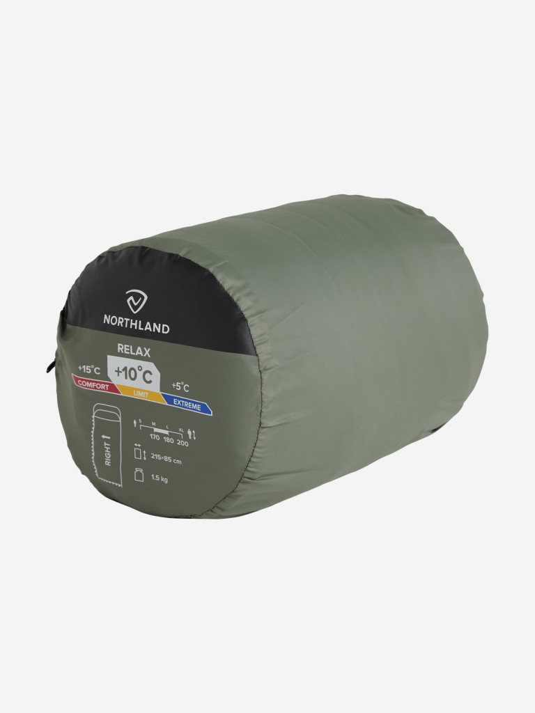 Спальный мешок Northland Relax +10 правосторонний