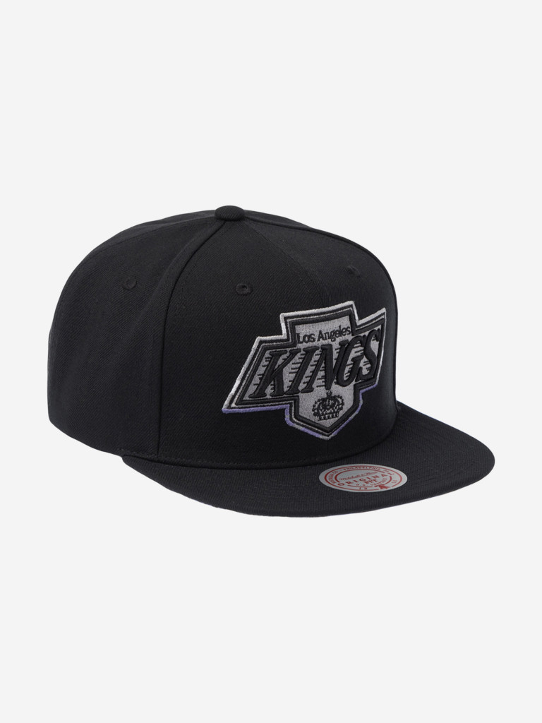 Бейсболка с прямым козырьком MITCHELL NESS HS11482-LAKBLCK Los Angeles Kings NHL (черный)