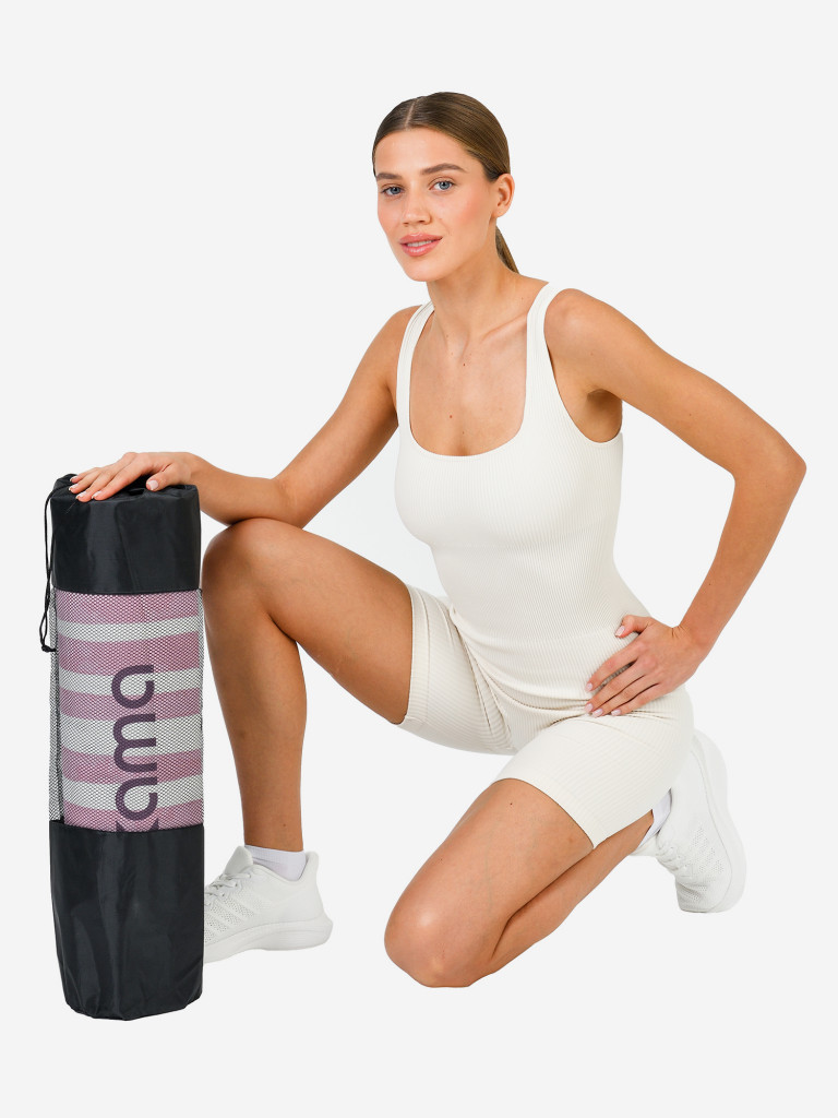 Коврик для йоги и фитнеса Kama, TPE, микрофибра